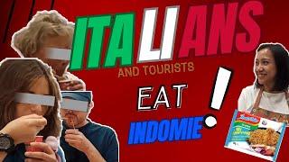 VIRAL REAKSI ORANG ITALY NYOBAIN INDOMIE GORENG  Video reaction ITALIAN eats Indomie