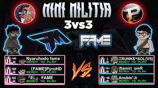 DA2 Mini Militia 3vs3 Gameplay Ft. Zero PyroHD FAME CLAN