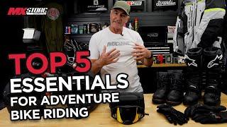 Top 5 Essentials for Adventure Bike Riding  MXstore Australia