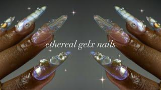 Ethereal GelX Nails🫧 beginner-friendly extensions + magical nail art