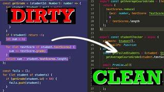 Turn Bad Code into Good Code Javascript TypeScript Node Jest unit Testing