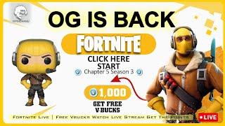  LIVE FORTNITE ITEM SHOP TODAY  NEW PIRATES OF THE CARIBBEAN RELOAD OG MAP  FORTNITE UPDATE 