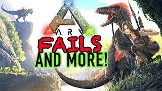 Funny Montage  Ark Survival  Ark Survival Evolved Fails Glitches Funny Moments And More