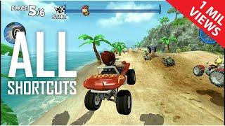 Beach Buggy Racing ALL Shortcuts