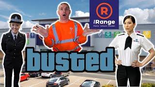 DUMPSTER DIVING UK BUSTED BY SECURITY AT THE RANGE THE POLICE ARE ON ROUTE