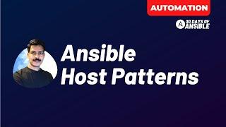 Ansible Host Patterns  techbeatly