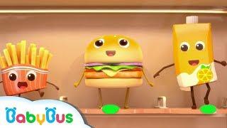 Bộ sưu tập Hamburger và Khoai tây chiên  Tuyển tập hoạt hình - Bài hát thiếu nhi hay nhất  BabyBus