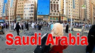 Walking In Makkah City Streets Saudi Arabia Middle East 2023