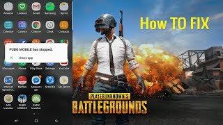 How to Fix PUBG MOBILE has stopped problem