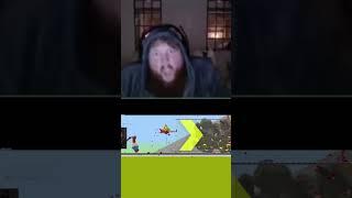 Caseoh VS Happy wheels.  #shorts #caseoh #happywheels #compilation #funny