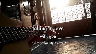 Falling in love with you Short Fingerstyle Cover  Samuel Hutabarat.