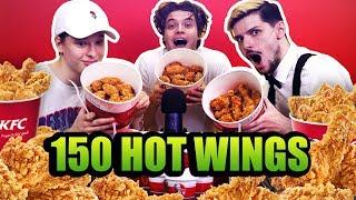 Dokážeme zjesť 150 KFC HOT WINGS ? w Evžen Samo