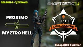 QPL Challengers - EuropeCIS Qualifier - 12 Finals - prox1mo vs myztro HELL  Quake Champions