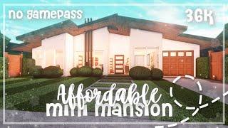 Roblox Bloxburg - No Gamepass Affordable Mini Mansion - Minami Oroi