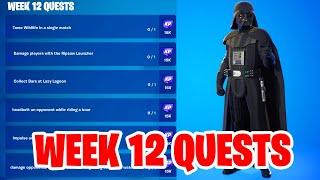 Week 12 Quests Fortnite - All Week 12 weekly Challenges & Quest guide