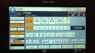 Training  Copy - 1 - 2 Sided on Ricoh Printer  Ricoh Wiki