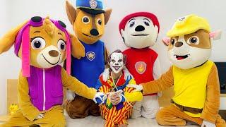 PAW Patrol Ultimate Rescue Help Marshall From THE ClOWN BAD GUY  Paw Patrol Funny In Real Life