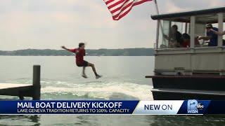 Lake Geneva mailboat jumper tryouts I dont want to like splat on the window