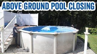 How to Close an Above Ground Pool for Winter  Winterize an Aboveground Pool