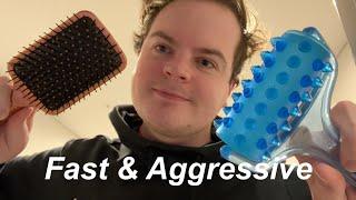 ASMR Fast & Aggressive Random Triggers *MAJOR LOFI TINGLES*
