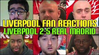 LIVERPOOL FANS REACTION TO LIVERPOOL 2-5 REAL MADRID  FANS CHANNEL