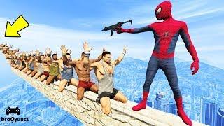 ÖLÜRSEN SUYA HAVADA DÜŞERSİN WATER RAGDOLLS SPiDERMAN - GTA 5