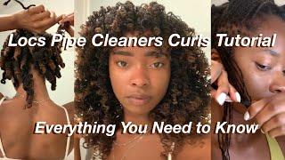 Pipe Cleaner Curls on Locs Tutorial  updated & extended tutorial on how I curl my sisterlocks