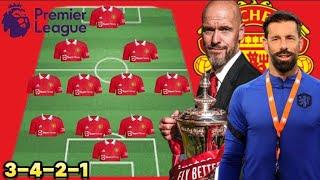 DONE DEAL NEW Man United Potential 3-4-2-1 Line Up With NISTELROOY & TEN HAG Next Season 20242025