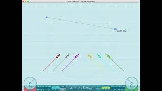 Sailing strategy & tactic Cross-Tack-Duck - Close control over competitive boats