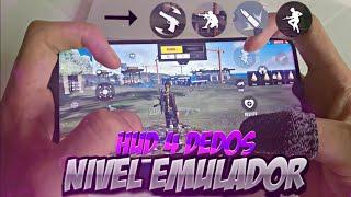 TOP 3 MEJORES HUD 4 DEDOS NIVEL EMULADOR ️ 2023