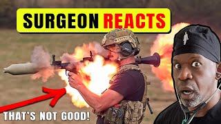 The Unbelievable High Speed RPG7 Explosion Surgeons Reaction  Dr Chris Raynor