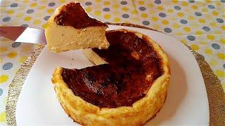 Basque Burnt Cheesecake -   آموزش چیز کیک سن سباستین باسک برنت اسپانیایی سوخته