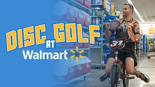 Disc Golf Trick Shots INSIDE Walmart