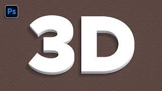 3D Text Effect in Photoshop  Typography  GFX Tutorials