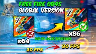 NEW AMAZON FREE FIRE OB45 SUPER OPTIMIZED  FREE FIRE X86  FIX LAG AFTER OB45 FREE FIRE UPDATE