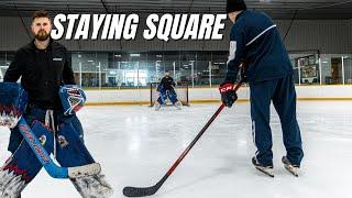 How To Stay Square To The Shooter Hockey Goalies