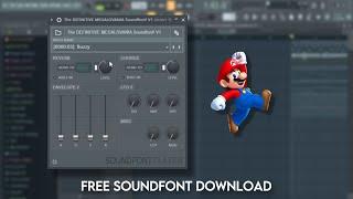Making a Trap Beat with Video Game Synths FREE SOUNDFONT DOWNLOAD
