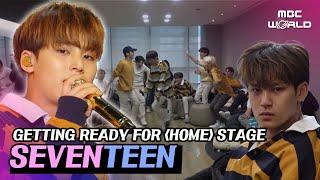 C.C. How SEVENTEEN spends their day for a music stage #SEVENTEEN