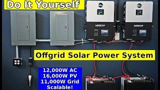 How to Build Expandable Off-grid Solar Systems w EG4 6000XP