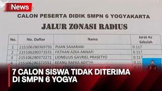 7 Calon Siswa di Yogyakarta Jalur Zonasi Tidak Diterima - iNews Siang 3006