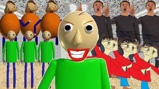 BALDI CLONED HIMSELF AND ALL HIS FRIENDS  New Baldis Basics Mod