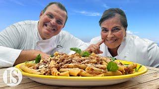 Pasta alla Genovese Neapolitan Onion and Meat Sauce with Antonio Sorrentino e Carmela Abbate