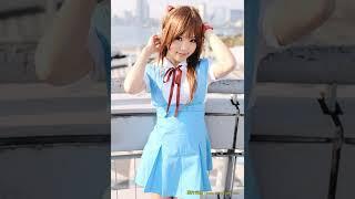 Cosplay8 国外cos 泽口明日香 校服装卡娃伊COS秀