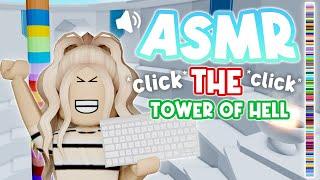 ROBLOX *THE* Tower of Hell but its KEYBOARD ASMR... *VERY CLICKY*