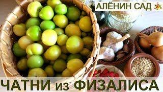 ЧТО ТАКОЕ ЧАТНИ? Чатни из физалиса или томатилло  Tomatillo Chutney