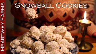 Holiday Snowball Cookies  Russian Tea or Mexican Wedding Cookie  Christmas Cookie Exchange Recipe