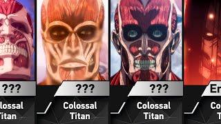 All Colossal Titans from Attack on Titan