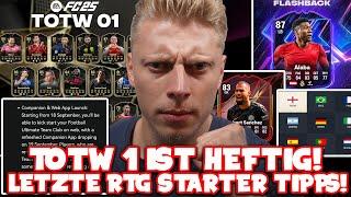 DIE LETZTEN TIPPS zum START der RTG + TOTW 1 wird HEFTIG und WEB APP kommt HEUTE EA FC 25