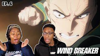 HIRAGI VS. SAKO  WIND BREAKER Episode 6 REACTION VIDEO