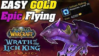 Epic Flying The EASIEST Way To Get It  WOTLK Pre Patch
